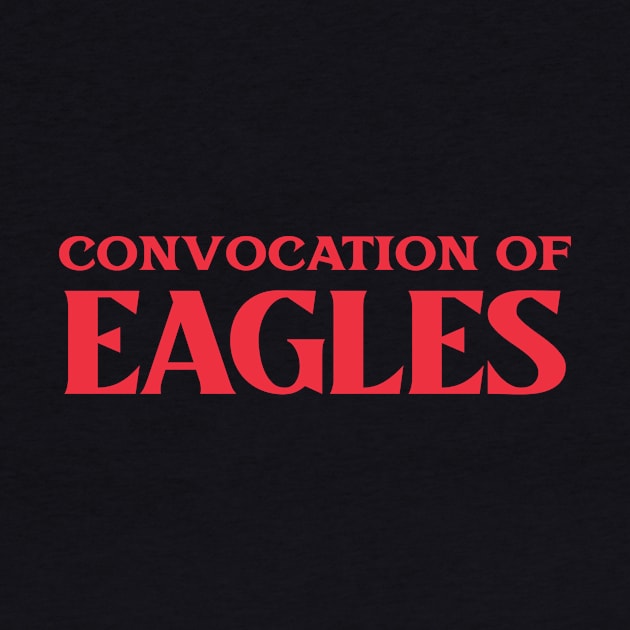 Convocation of Eagles Collective Animal Bird Nouns by TV Dinners